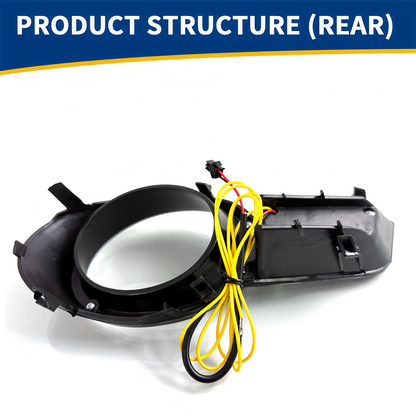 2008-2010-Toyota Highlander DRL Daytime Running Light - Back Side View