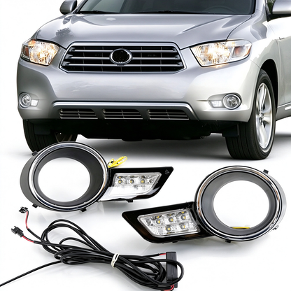2008-2010-Toyota Highlander DRL Daytime Running Light - Main Product View