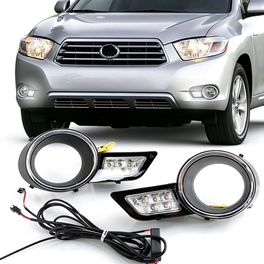 2008-2010-Toyota Highlander DRL Daytime Running Light - Main Product View