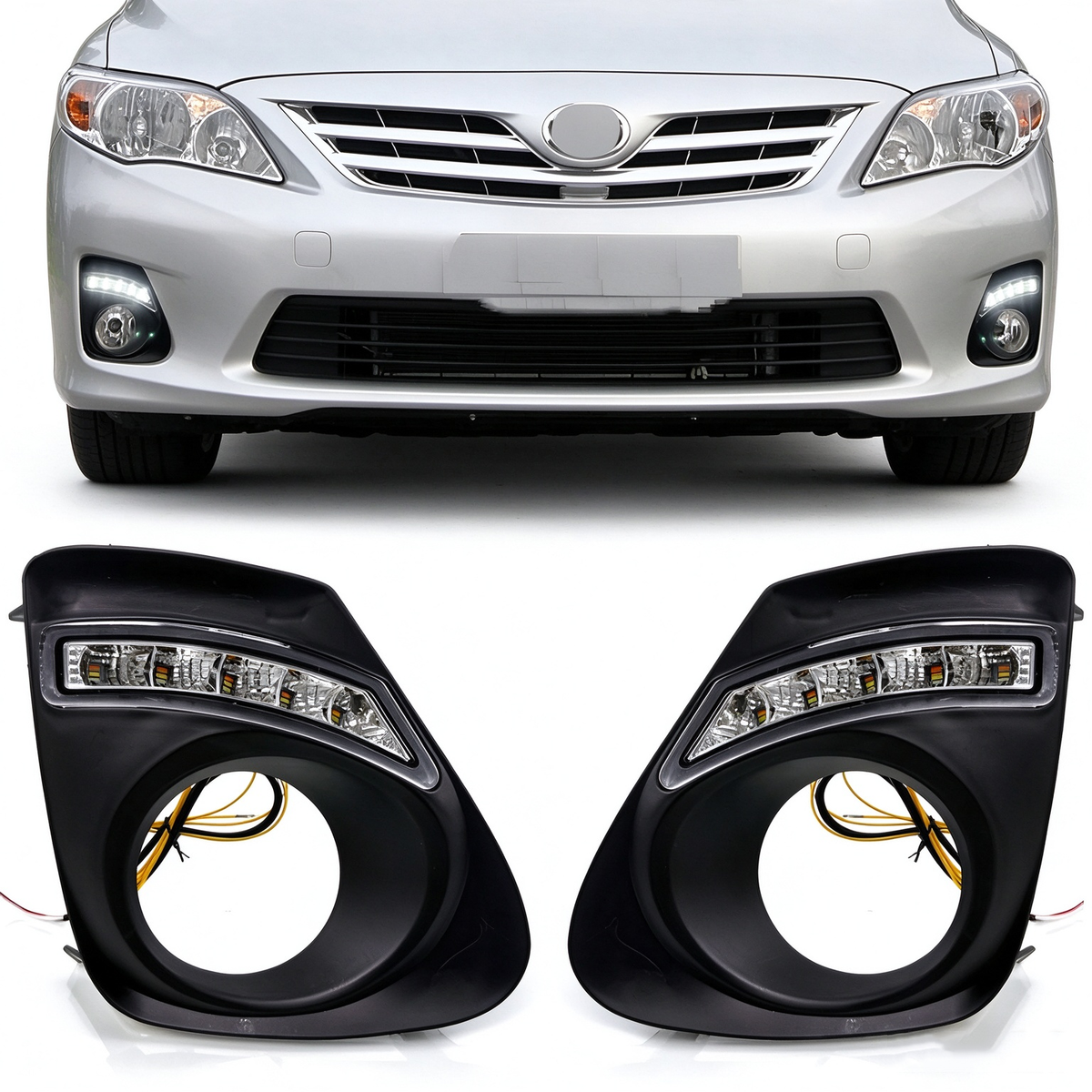 2011-2013-Toyota Corolla DRL Daytime Running Light - Main Product View
