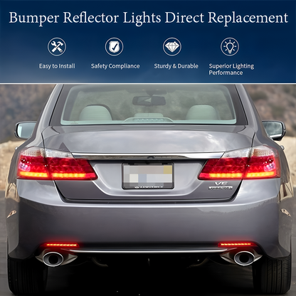 2013-2015 Honda Accord Tail Light - 1-Installed vs Not Installed Comparison
