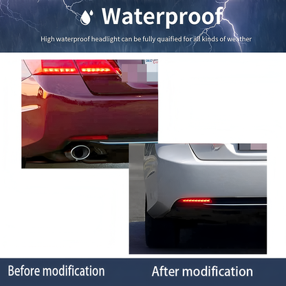 2013-2015 Honda Accord Tail Light - Installed vs Not Installed Comparison