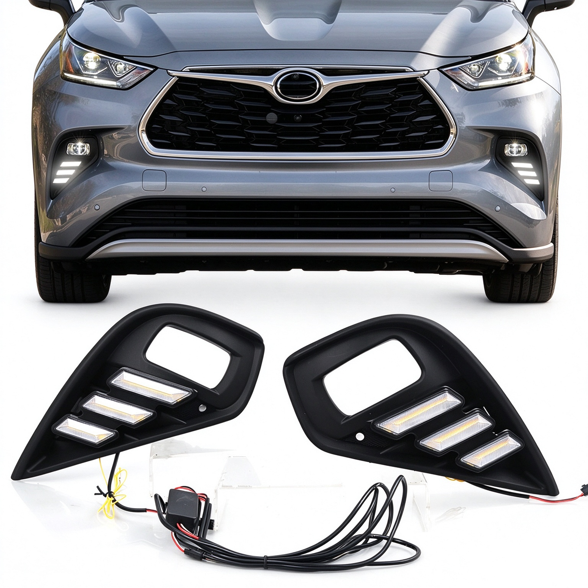 2020-2026 Toyota Highlander DRL Daytime Running Light - Main Product View