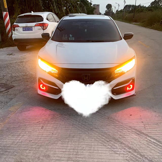 Honda Fog Light Red- Installed on Car 01