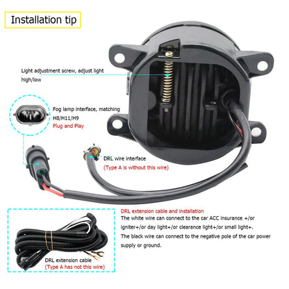 Honda Fog Light White - 03