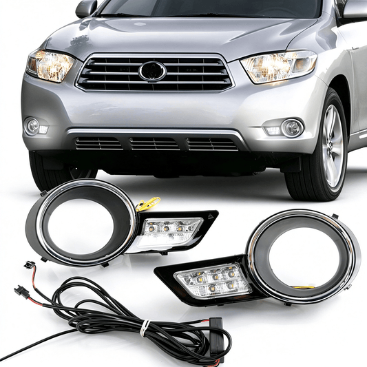 2008-2010-Toyota Highlander DRL Daytime Running Light - Main Product View